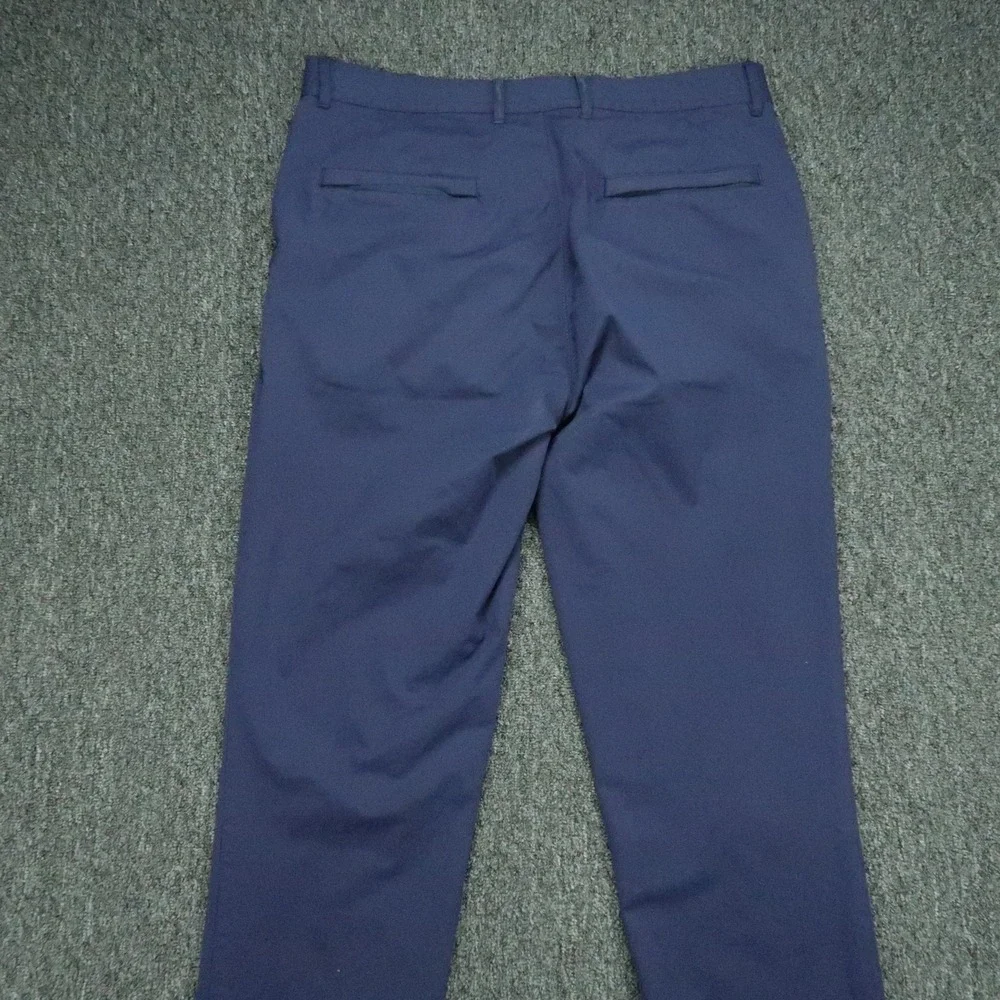 Twillory Pants Mens 34x32 Blue Tailored Fit Performance Stretch Trouser Chino *